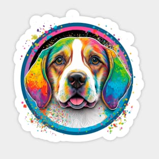 Cute Beagle Sticker